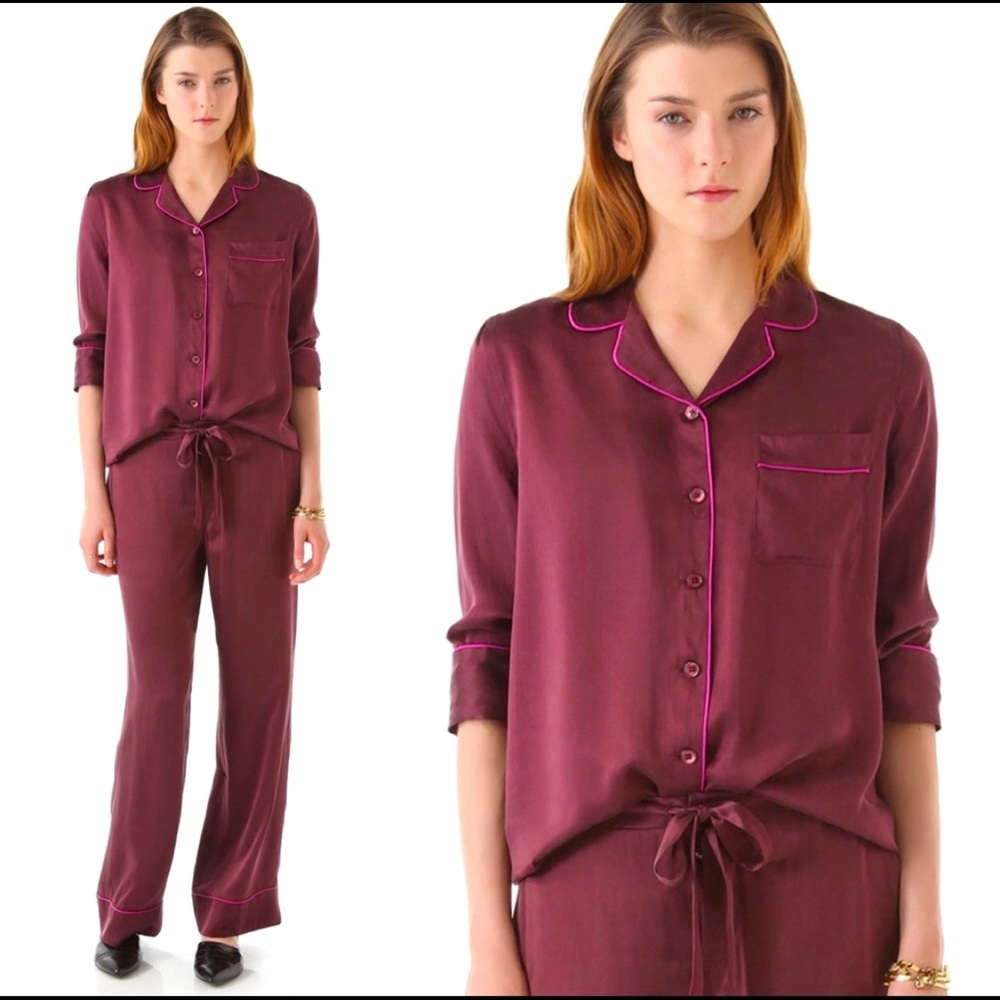 Equipment silk pajamas Large